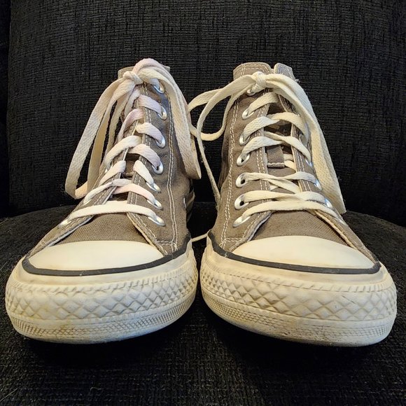 Converse All Stars Grey High Tops - Unisex - Picture 2 of 9